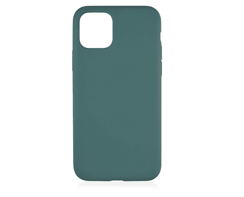 Чехол для смартфона vlp Silicone Сase для iPhone 11 Pro, темно-зеленый